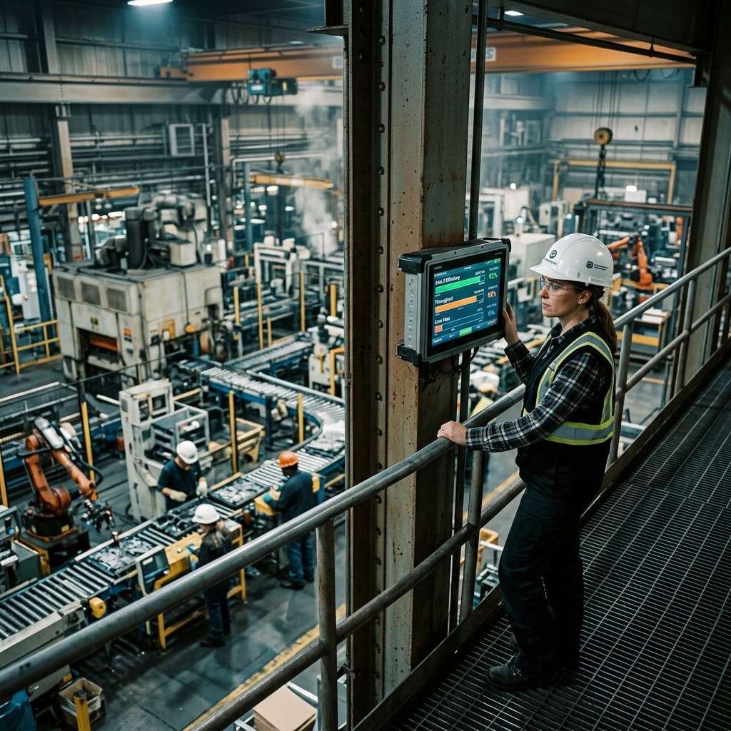 Operations command dashboard for manufacturing